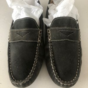 Cole Haan Green Suede Driving Loafer, Size 8 1/2 AA